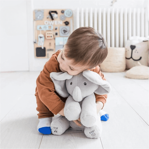 Chantez avec moi – Éléphant en peluche musical