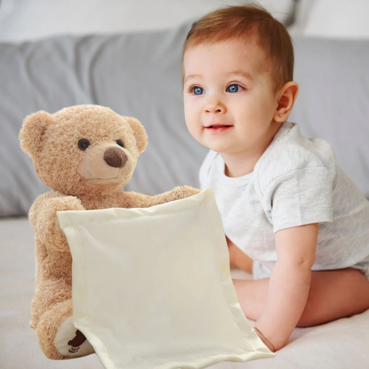 Ours Coucou – l'ours en peluche pour jouer à cache-cache