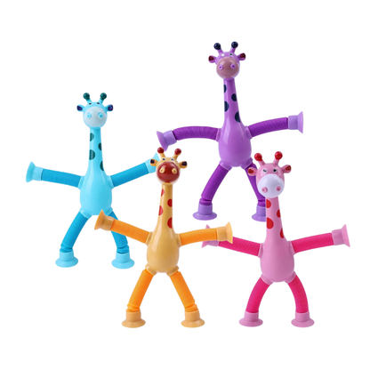 Giraffe Pop – jouet sensoriel élastique et adhésif