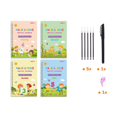 Livret de calligraphie magique – Apprenez à écrire en vous amusant