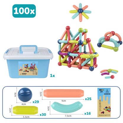 Magneti Stix – un jeu éducatif avec des bâtonnets magnétiques