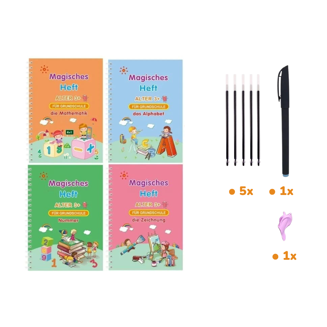 Livret de calligraphie magique – Apprenez à écrire en vous amusant