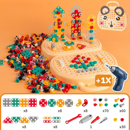 Kit d'outils Montessori – réparation et construction ludiques