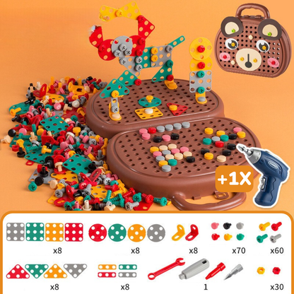 Kit d'outils Montessori – réparation et construction ludiques