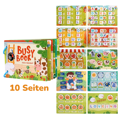 Busy Book – Interaktives Montessori-Buch (Ab 1 Jahr)