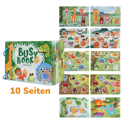 Busy Book – Interaktives Montessori-Buch (Ab 1 Jahr)