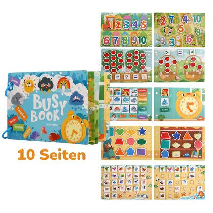Busy Book – Interaktives Montessori-Buch (Ab 1 Jahr)
